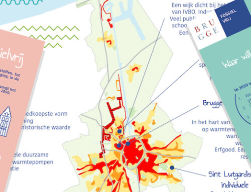 Een ‘geïllustreerde’ warmtezoneringskaart voor Brugge